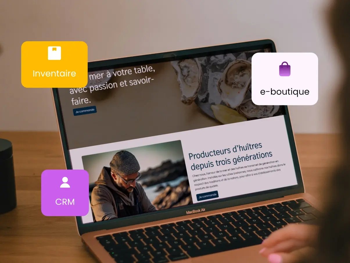 site internet odoo intégré logiciel