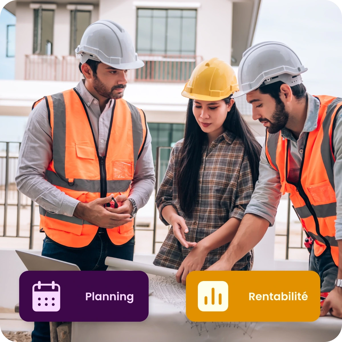 Suivi de chantier avec logiciel ERP bâtiment