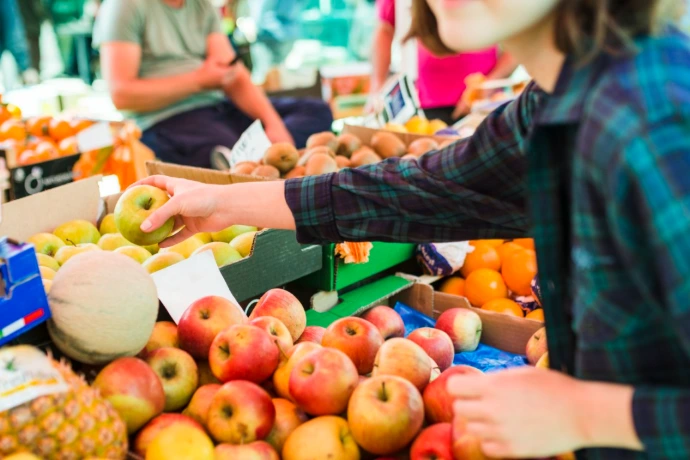 vente sur le marché