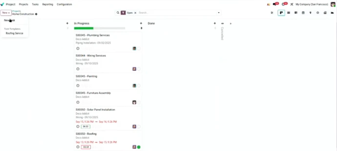 Projet Odoo 19